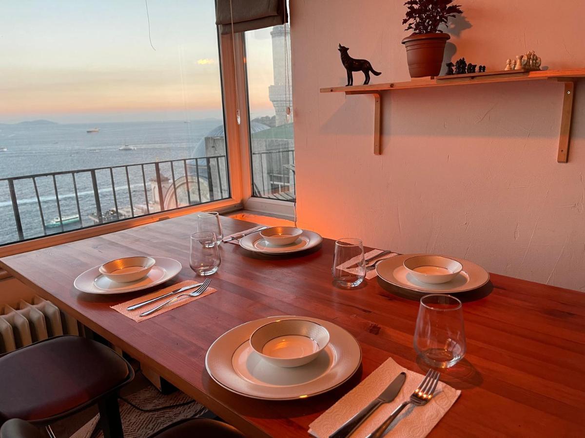 Apartamento Art Loft , 270* Full Sea View In Cihangir Estambul Exterior foto